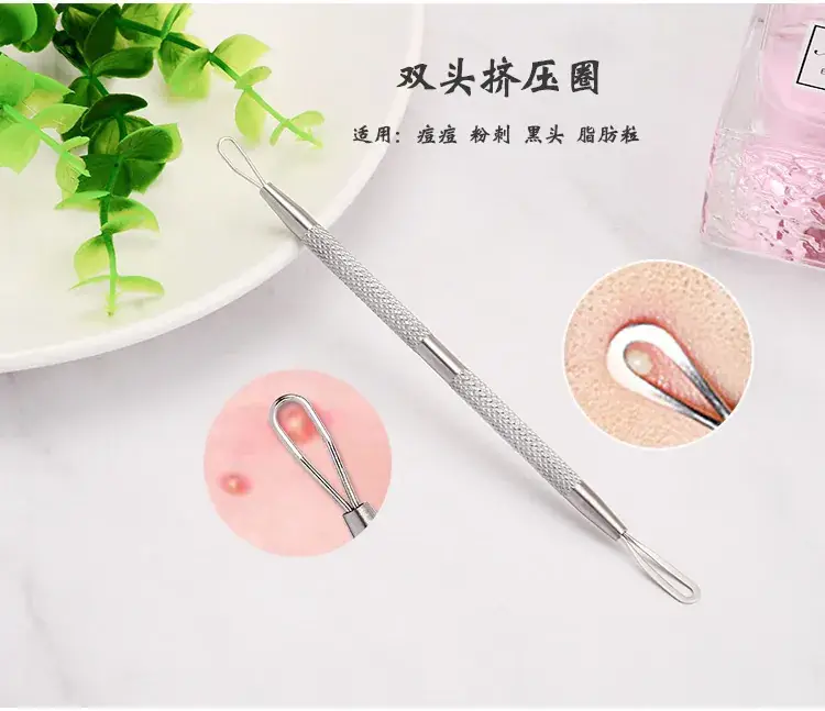 Factory Wholesale Rose Gold Acne Needles 6-Piece Set — feature 5