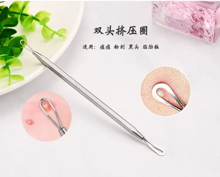 Factory Wholesale Rose Gold Acne Needles 6-Piece Set — feature 9