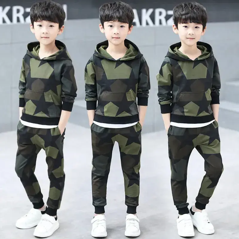 Kids Camouflage Hoodie Track Suit Medium to XL