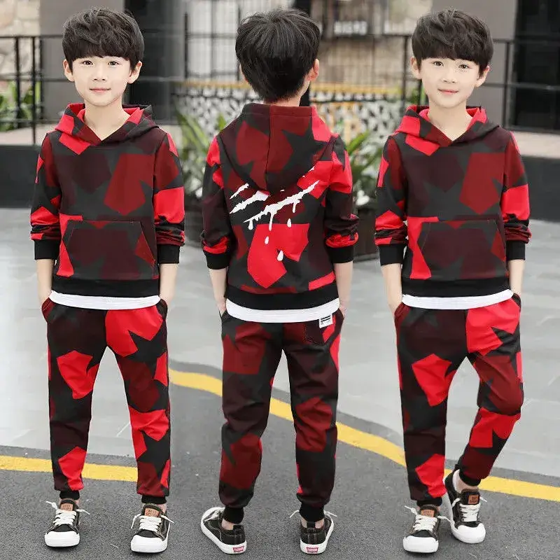 Kids Camouflage Hoodie Track Suit Medium to XL