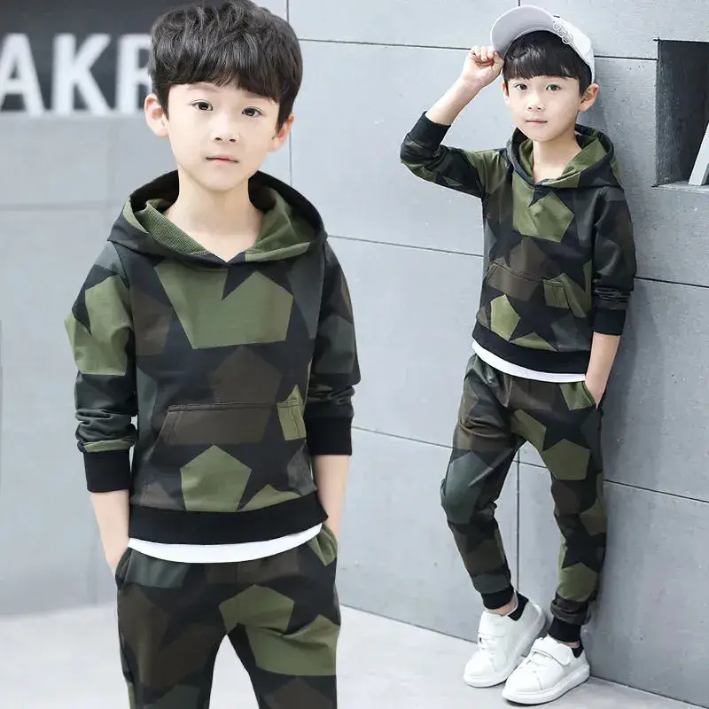 Kids Camouflage Hoodie Track Suit Medium to XL