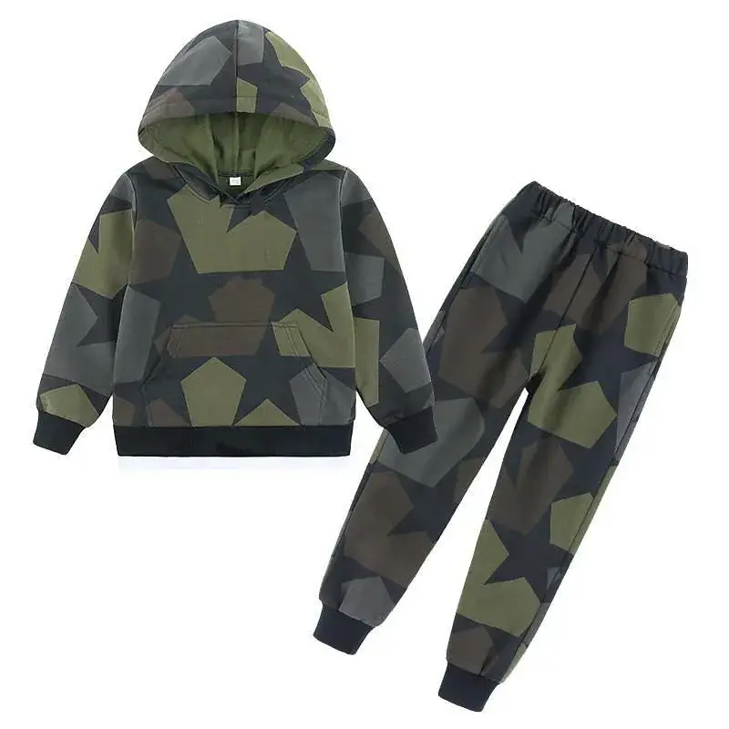 Kids Camouflage Hoodie Track Suit Medium to XL