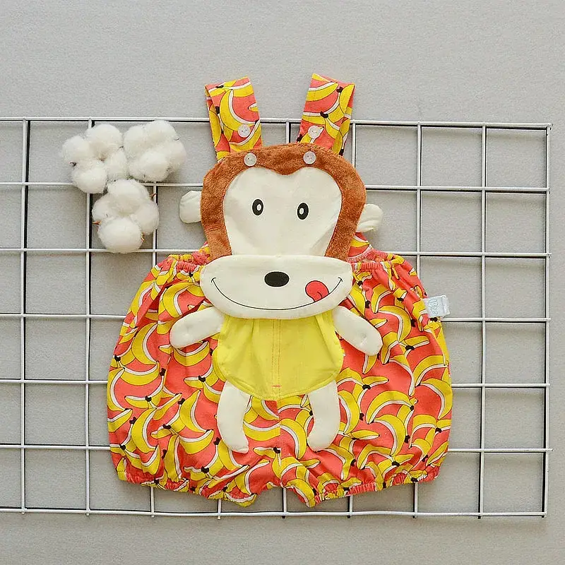 Cute Cartoon Baby's Blue Green Triangle Clothes - Image 2