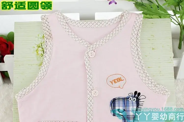 Newborn Waistcoat for Baby Boys Girls Double Layer Summer Spring Autumn — feature 10