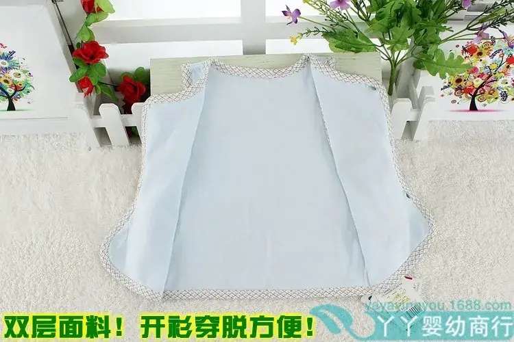 Newborn Waistcoat for Baby Boys Girls Double Layer Summer Spring Autumn — feature 18