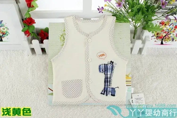 Newborn Waistcoat for Baby Boys Girls Double Layer Summer Spring Autumn — feature 27