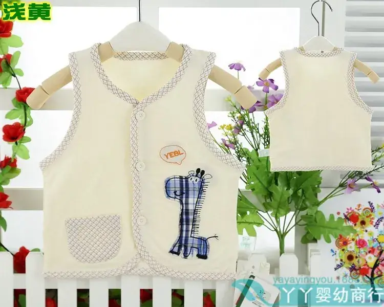 Newborn Waistcoat for Baby Boys Girls Double Layer Summer Spring Autumn — feature 7