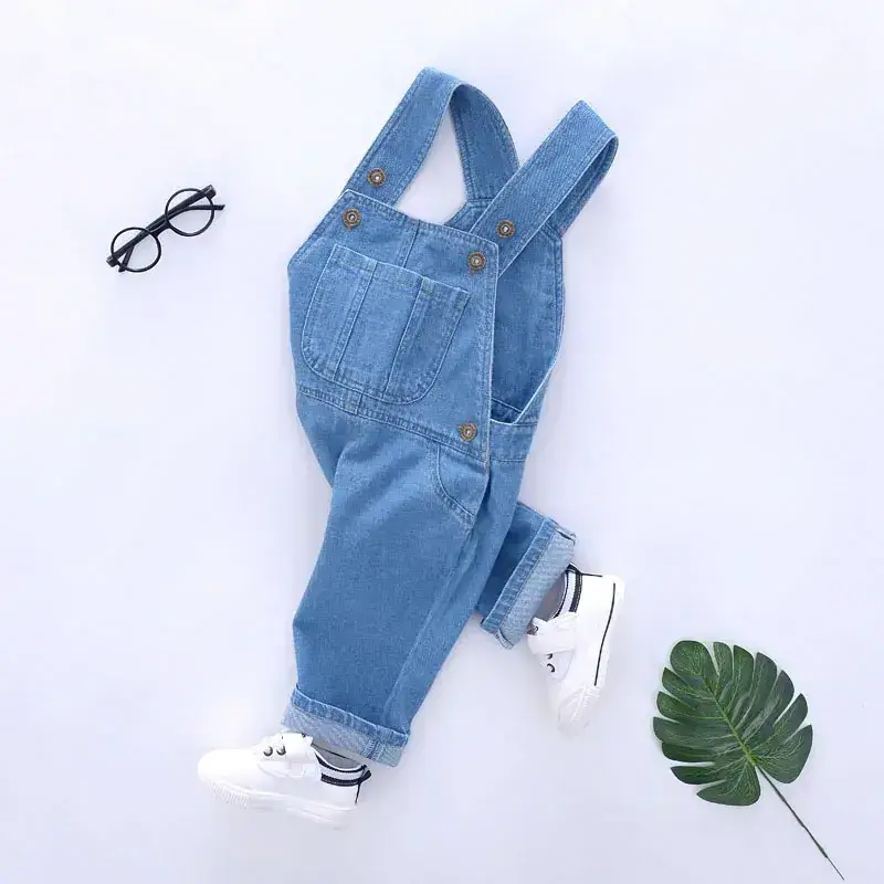 Baby Denim Pants with Rabbit Embroidery Spring & Autumn - Image 6