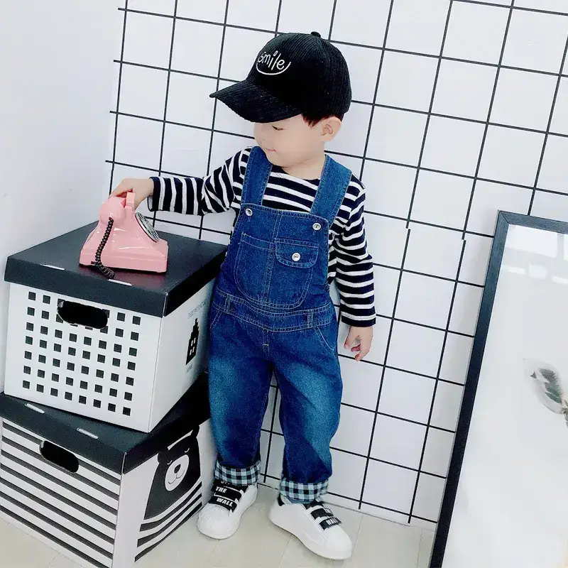 Baby Denim Pants with Rabbit Embroidery Spring & Autumn - Image 8