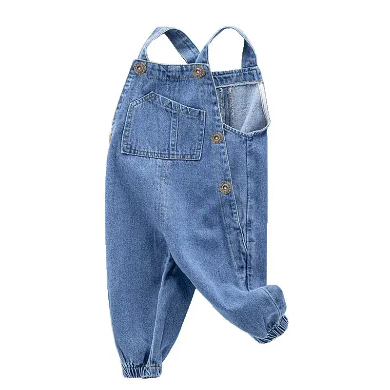 Baby Denim Pants with Rabbit Embroidery Spring & Autumn - Image 9