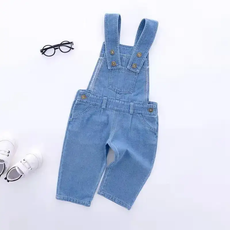 Baby Denim Pants with Rabbit Embroidery Spring & Autumn - Image 4