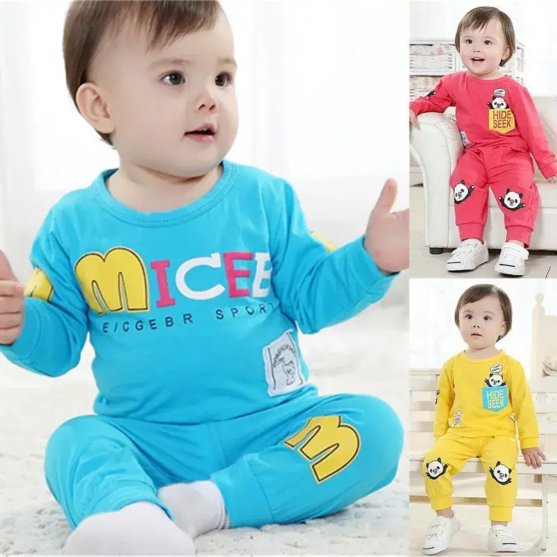 Newborn Baby 0-3Y Full Body Cartoon Suit Blue - Image 7