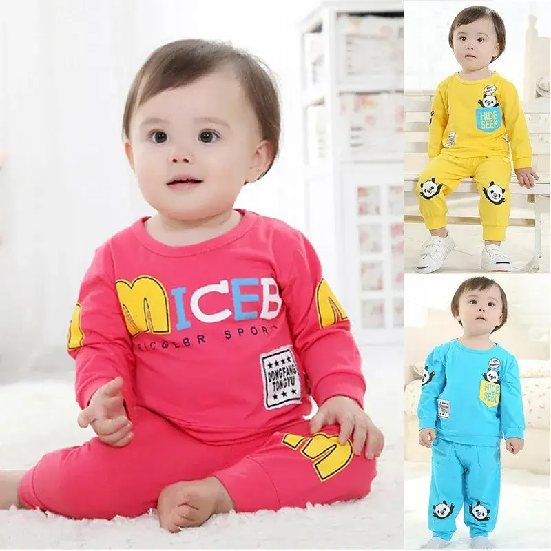 Newborn Baby 0-3Y Full Body Cartoon Suit Blue - Image 8