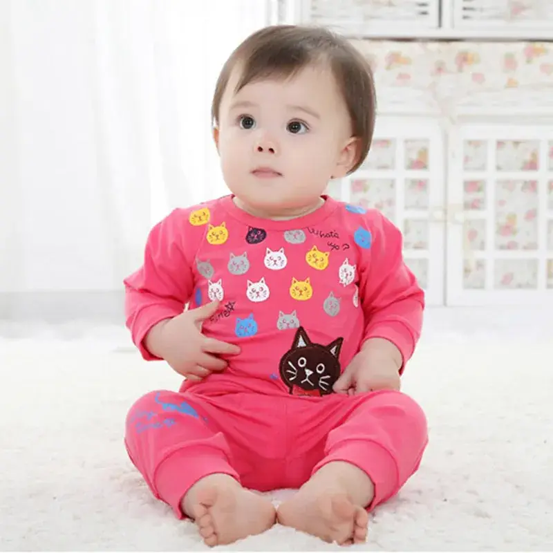 Newborn Baby 0-3Y Full Body Cartoon Suit Blue - Image 2