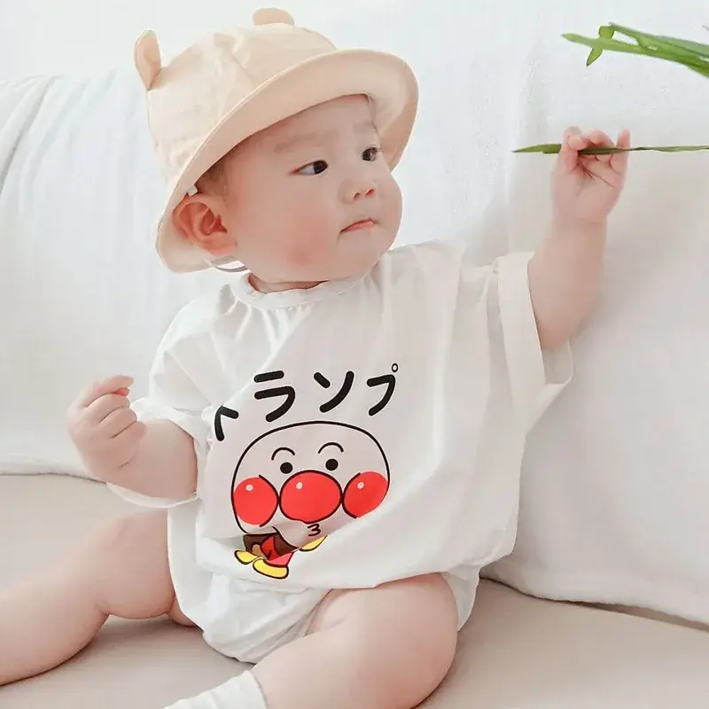 Baby Wrap Fat Clothes White Triangle Newborn Jumpsuit