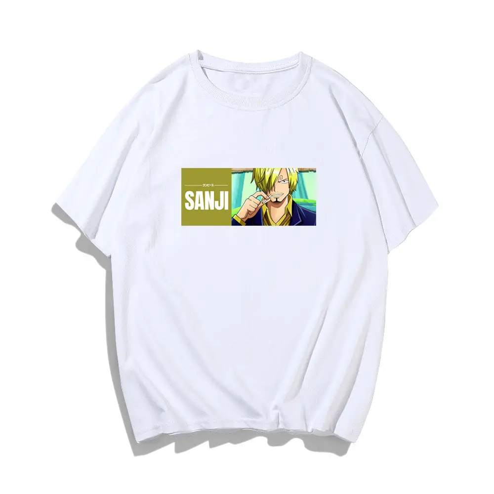 Men's Blue One Piece T-Shirt Shanzhi Anime Design