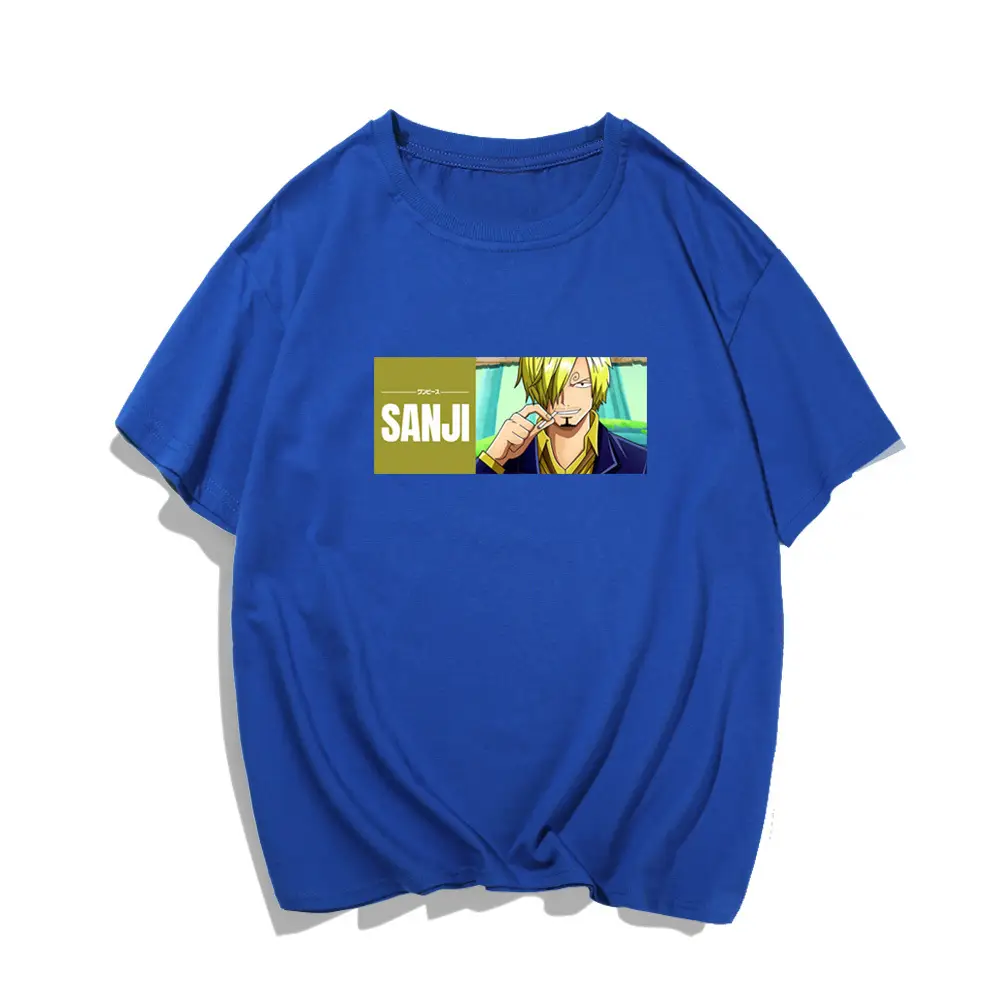 Men's Blue One Piece T-Shirt Shanzhi Anime Design