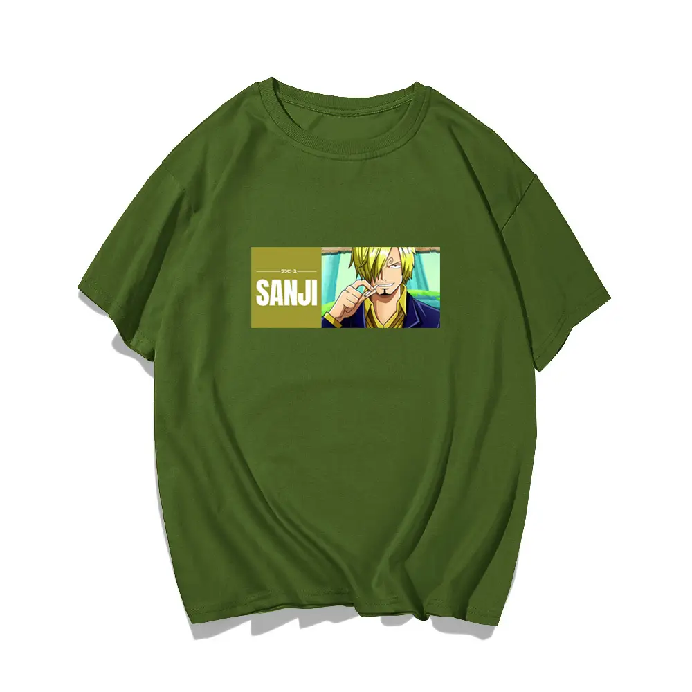Men's Blue One Piece T-Shirt Shanzhi Anime Design