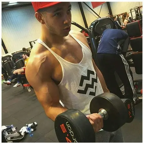 Men's Gray No Pain No Gain Fitness Vest