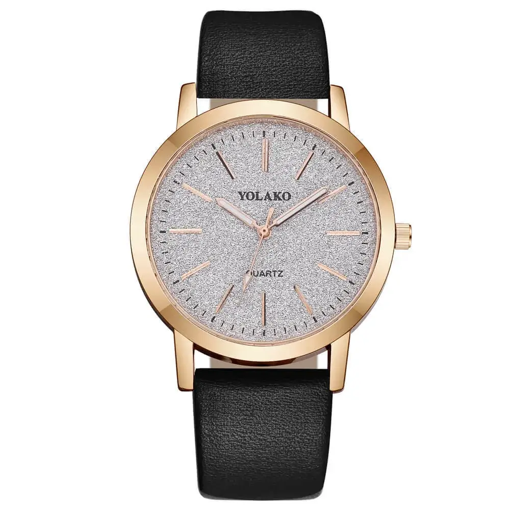 Volcano Quartz Women's Pink Leather Watch