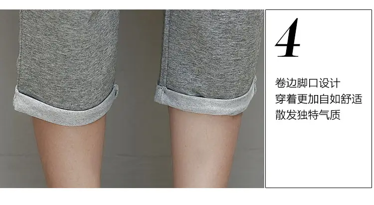 Women Grey 2-Piece Casual Suit Plus Size Cropped Pants — feature 9