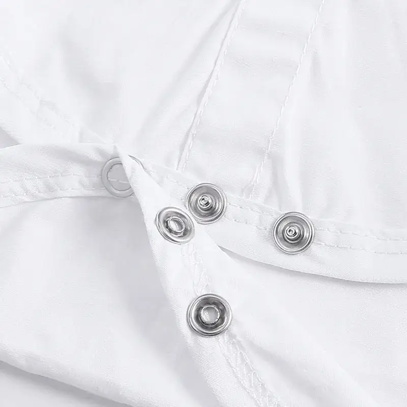 2025 Boys Summer Suit White Bow Tie Overalls Set - Image 7
