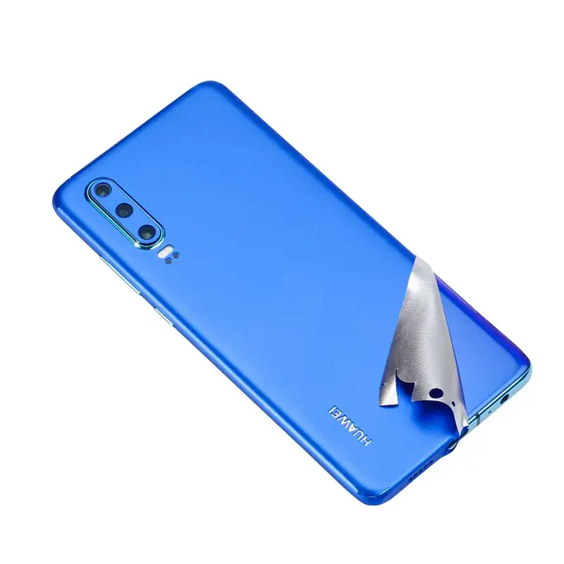Blue Silicone Phone Case with Flip Stick