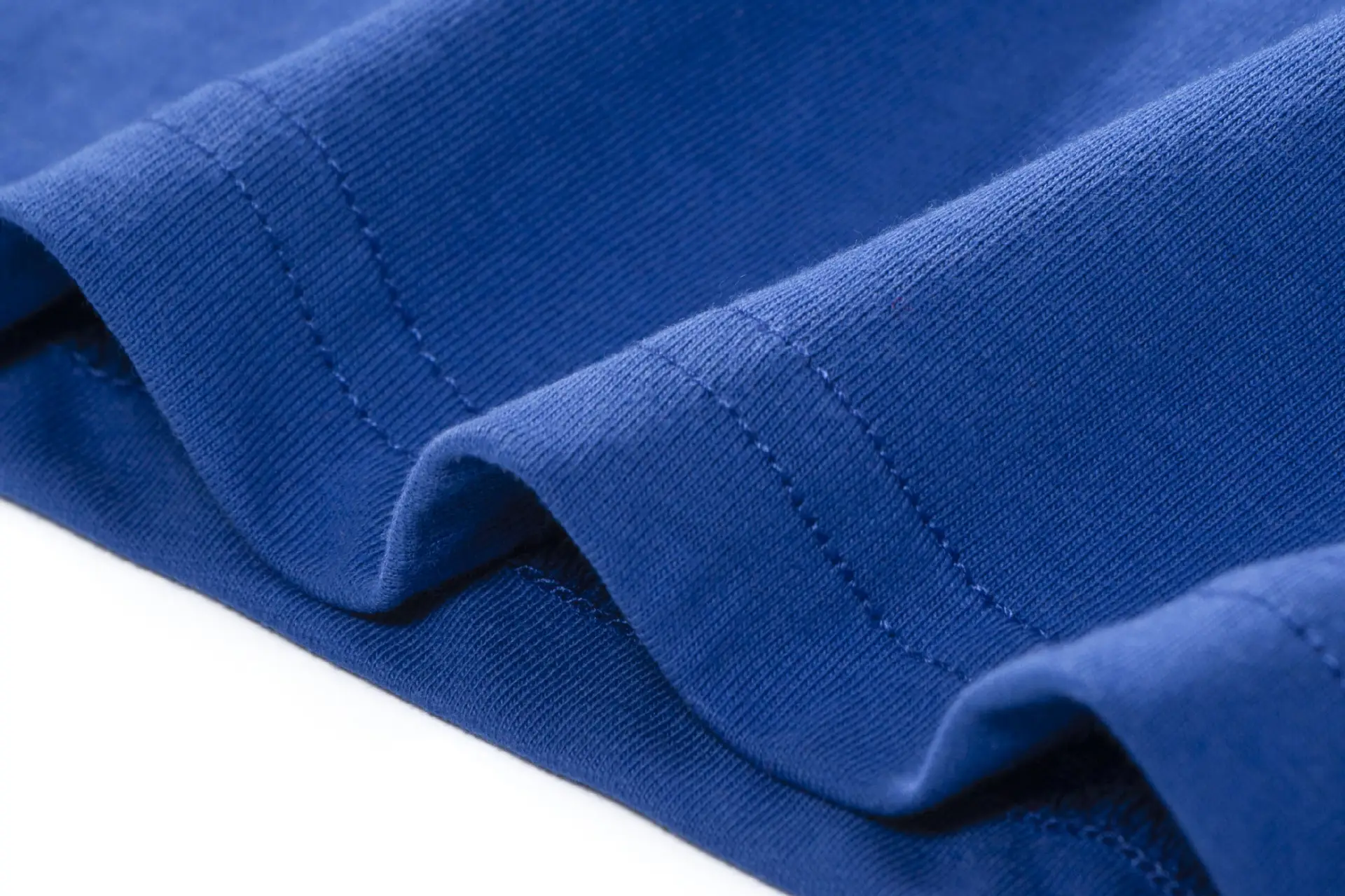 Light Blue Wash Cotton Round Neck T-Shirt for Men Women — feature 9