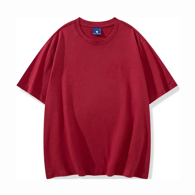 Light Blue Wash Cotton Round Neck T-Shirt for Men Women