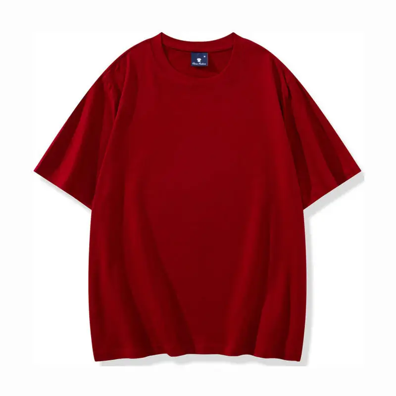 Light Blue Wash Cotton Round Neck T-Shirt for Men Women