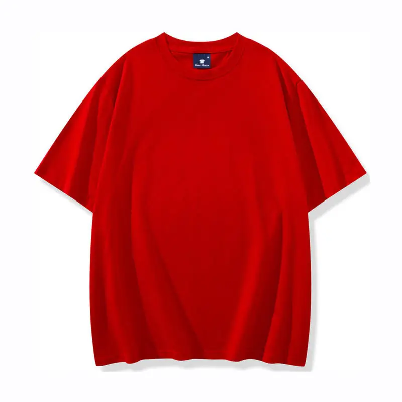 Light Blue Wash Cotton Round Neck T-Shirt for Men Women