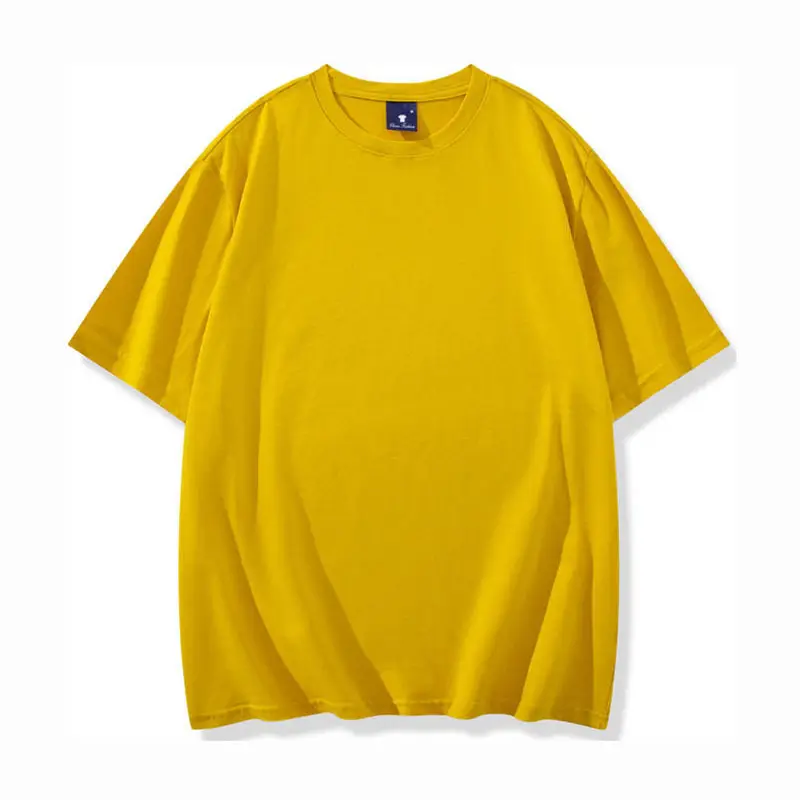 Light Blue Wash Cotton Round Neck T-Shirt for Men Women