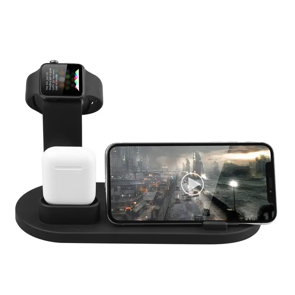 iWatch & Phone Stand 15W Dual Rotatable