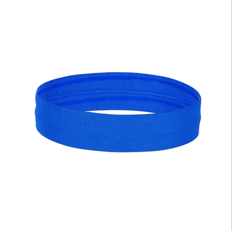 Blue Silicone Crossbody Headband for Sports - Image 11