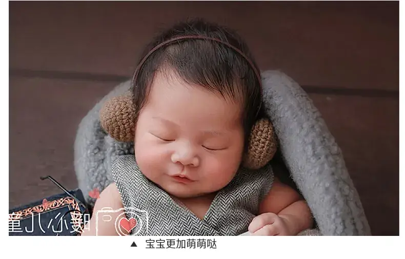 Newborn Mini Headphone Set for Baby Photo Playtime — feature 22