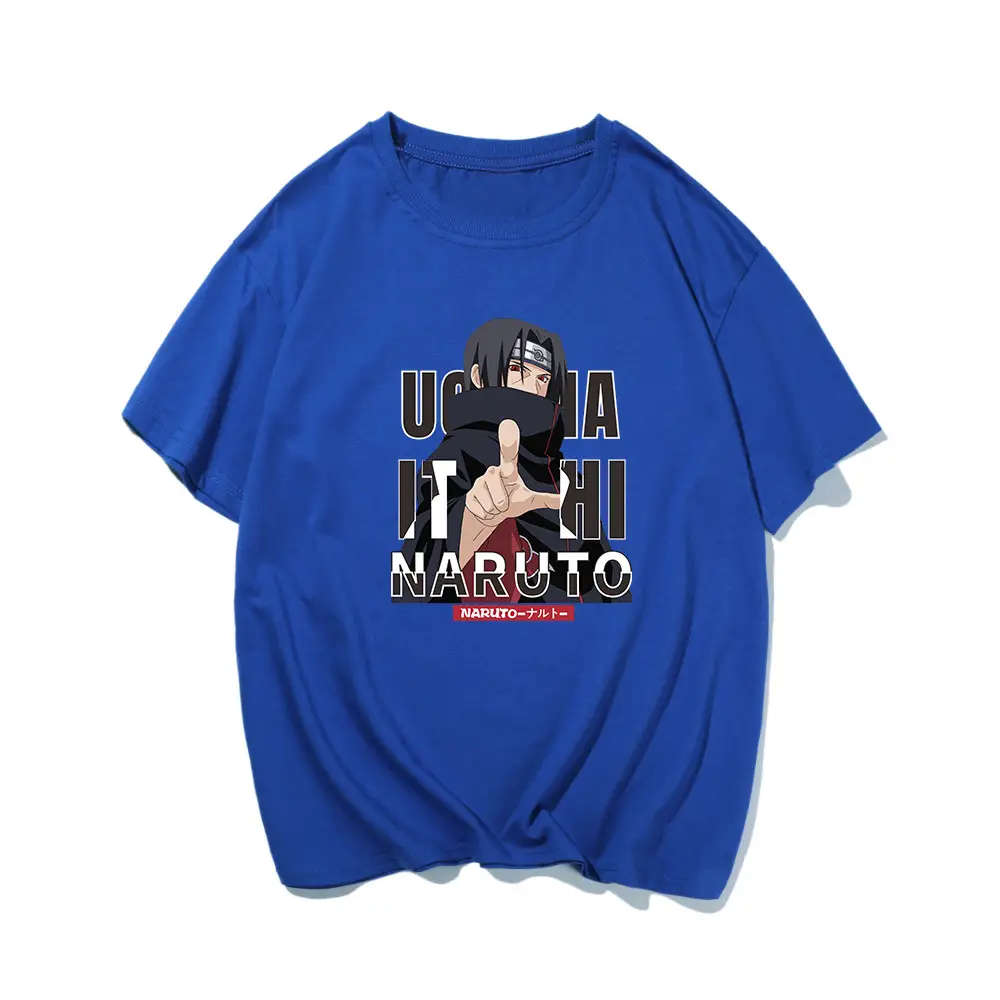 Men Summer Cartoon T-Shirt White Anime Design - Image 7