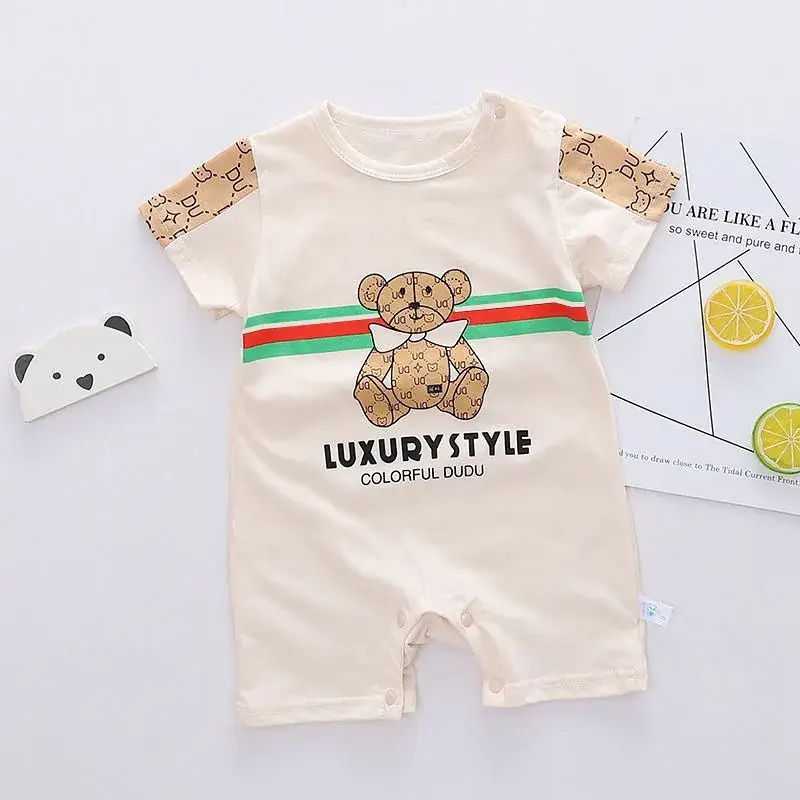Cute Baby One-piece Hare Suit Summer Wear - Image 2