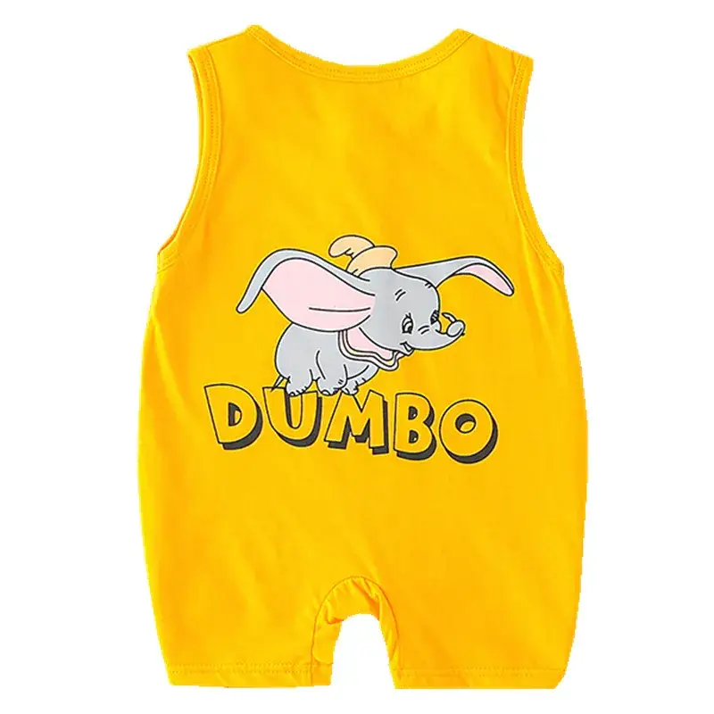Cute Baby Siamese Sleeveless Outfit Newborn