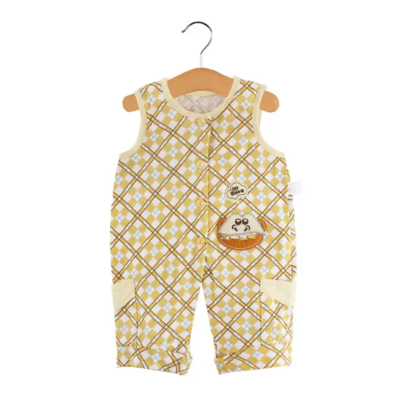 Cute Baby Siamese Sleeveless Outfit Newborn