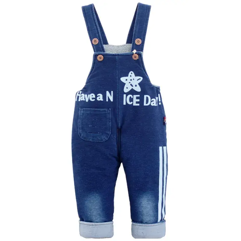 Baby Overlooked Pants Blue Cat Print Fleece Lined - Image 6