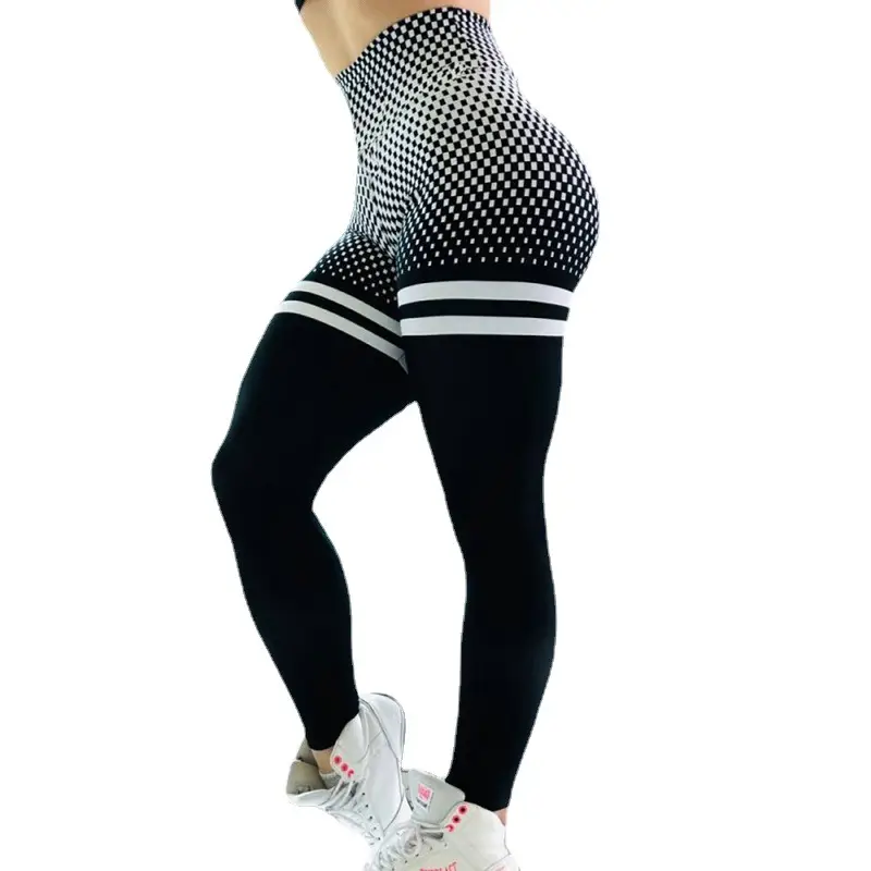 European American Plaid Slim Yoga Pants Sports Wear - Image 7