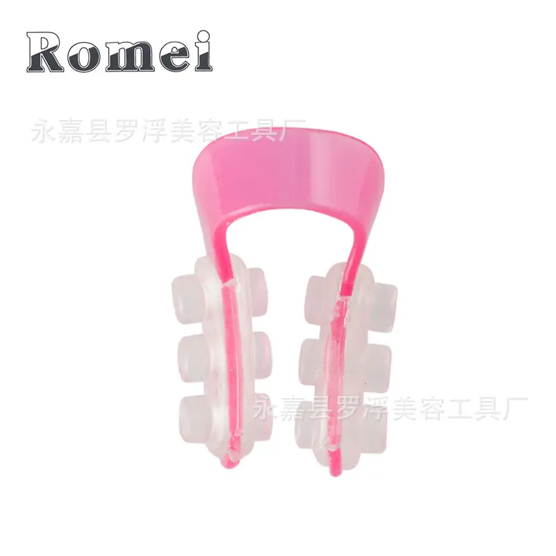 Silicone Nose Clips for Nose Pads, Pink & White, 2 Pcs - Image 2