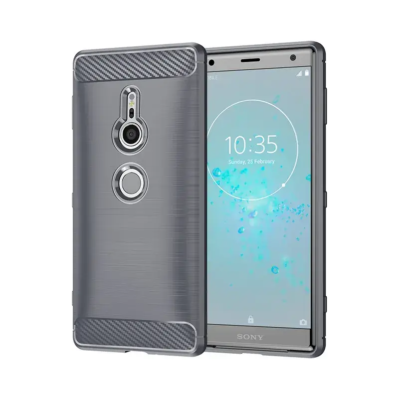Sony XZ2 Protective Case Brushed Black - Image 2