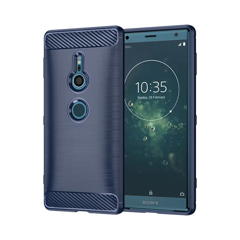 Sony XZ2 Protective Case Brushed Black - Image 3
