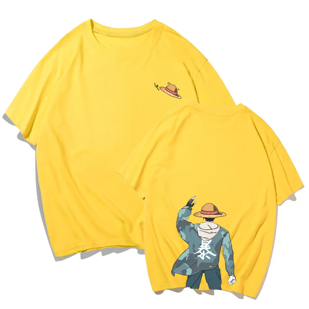 Men Women Orange One Piece T-Shirt Shorts Set - Image 2