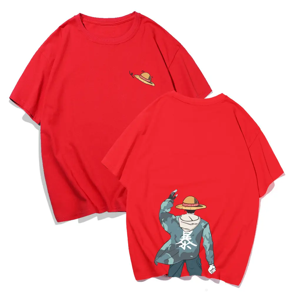 Men Women Orange One Piece T-Shirt Shorts Set - Image 3