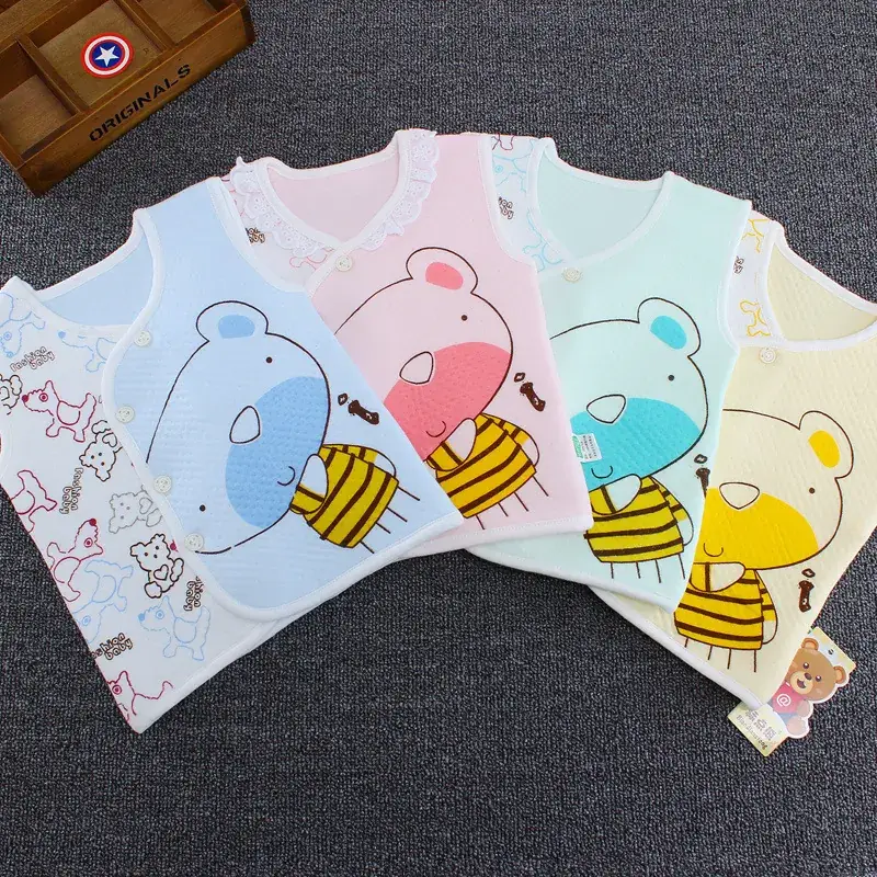 Newborn Belly Vests Baby Warm Cotton Horse Clip Waistcoat