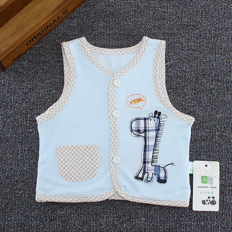 Newborn Belly Vests Baby Warm Cotton Horse Clip Waistcoat
