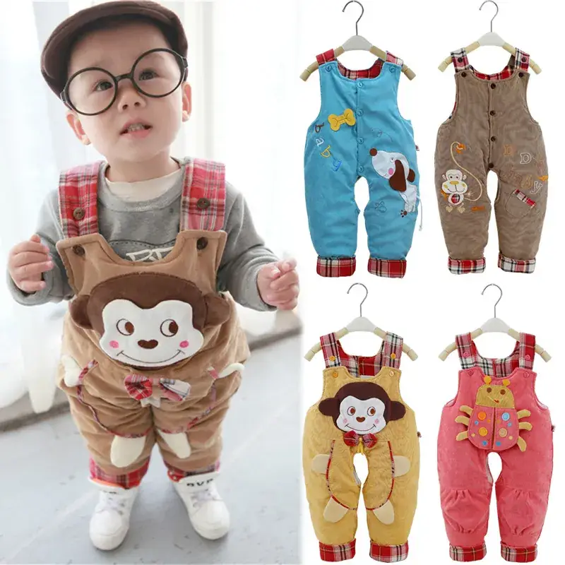 Baby's Fleece-Lined Sleeve Pants Set Open Fall Winter