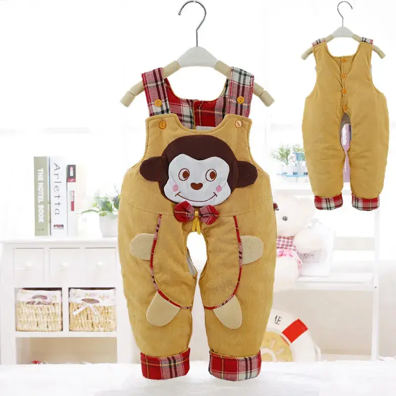 Baby's Fleece-Lined Sleeve Pants Set Open Fall Winter